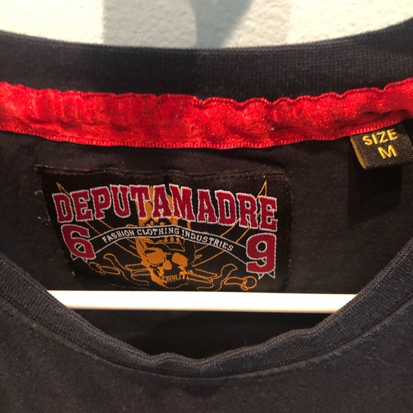 De puta madre • T-shirt Black and red velvet - Picture 5 of 5